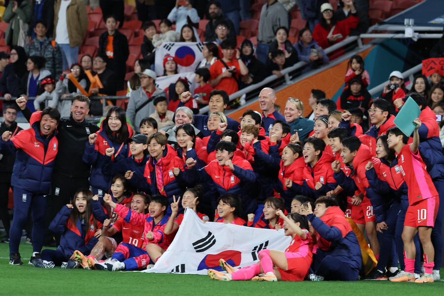 ▲ 한국 여자축구 대표팀이 독일과 무승부로 대회를 마무리했다.