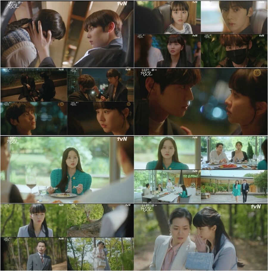 ▲ '소용없어 거짓말' 방송 장면. 제공| tvN