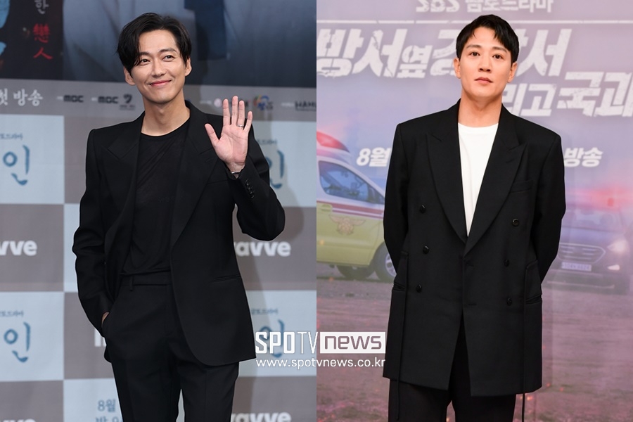 ▲ 남궁민(왼쪽), 김래원.  ⓒ곽혜미 기자, SBS 제공