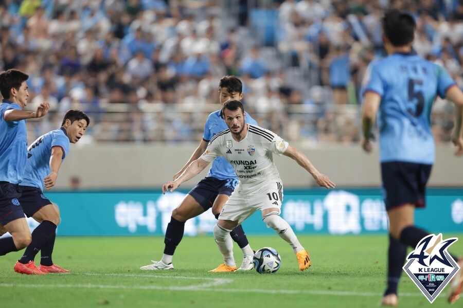 ▲ 울산 현대가 대구FC와 0-0으로 비겼다.  ⓒ한국프로축구연맹