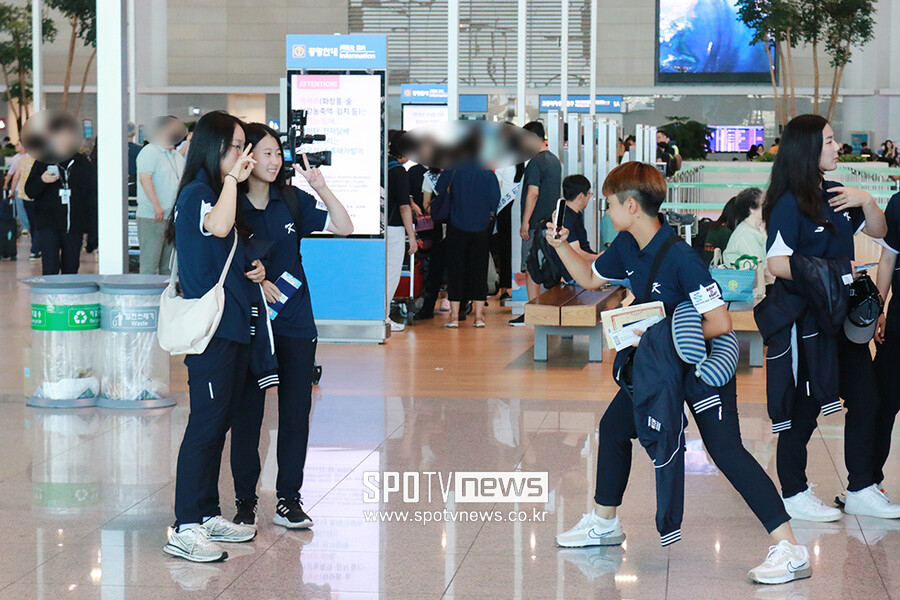 ▲ 여자야구 대표팀. ⓒ인천국제공항, 이교덕 기자