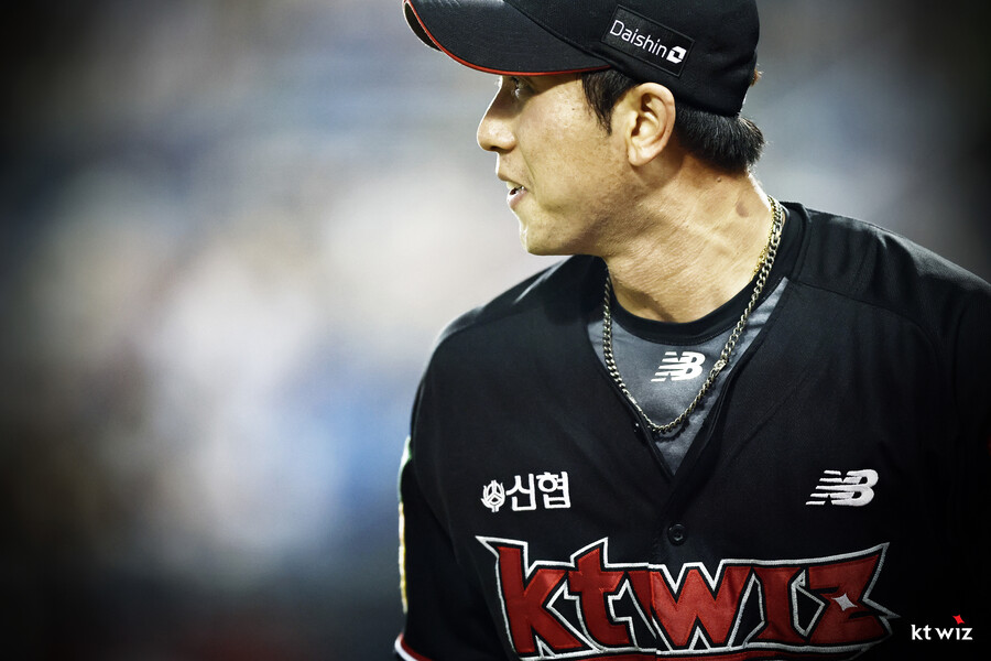 ▲ kt 위즈 투수 김민수. ⓒkt 위즈