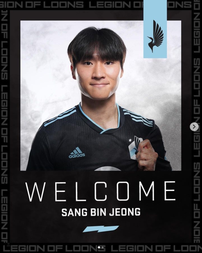 ▲ 정상빈 ⓒ 정상빈 SNS
