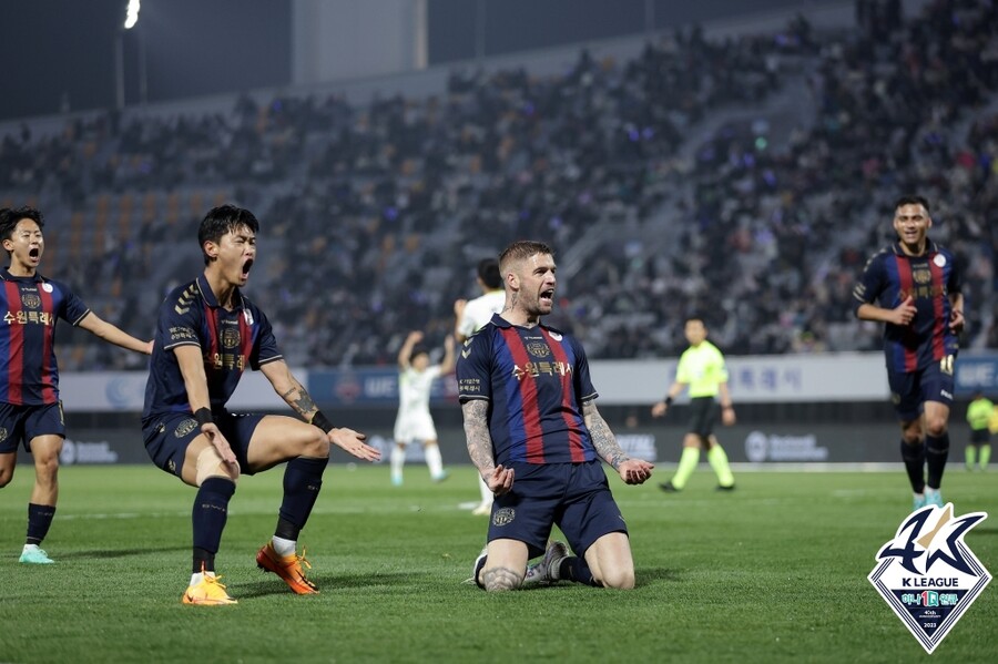 ▲ 수원FC 공격수 라스. ⓒ한국프로축구연맹