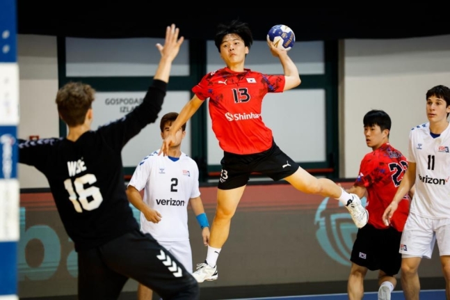 한국 U-19 남자핸드볼, 미국 완파하며 세계선수권대회 25위 결정전 진출