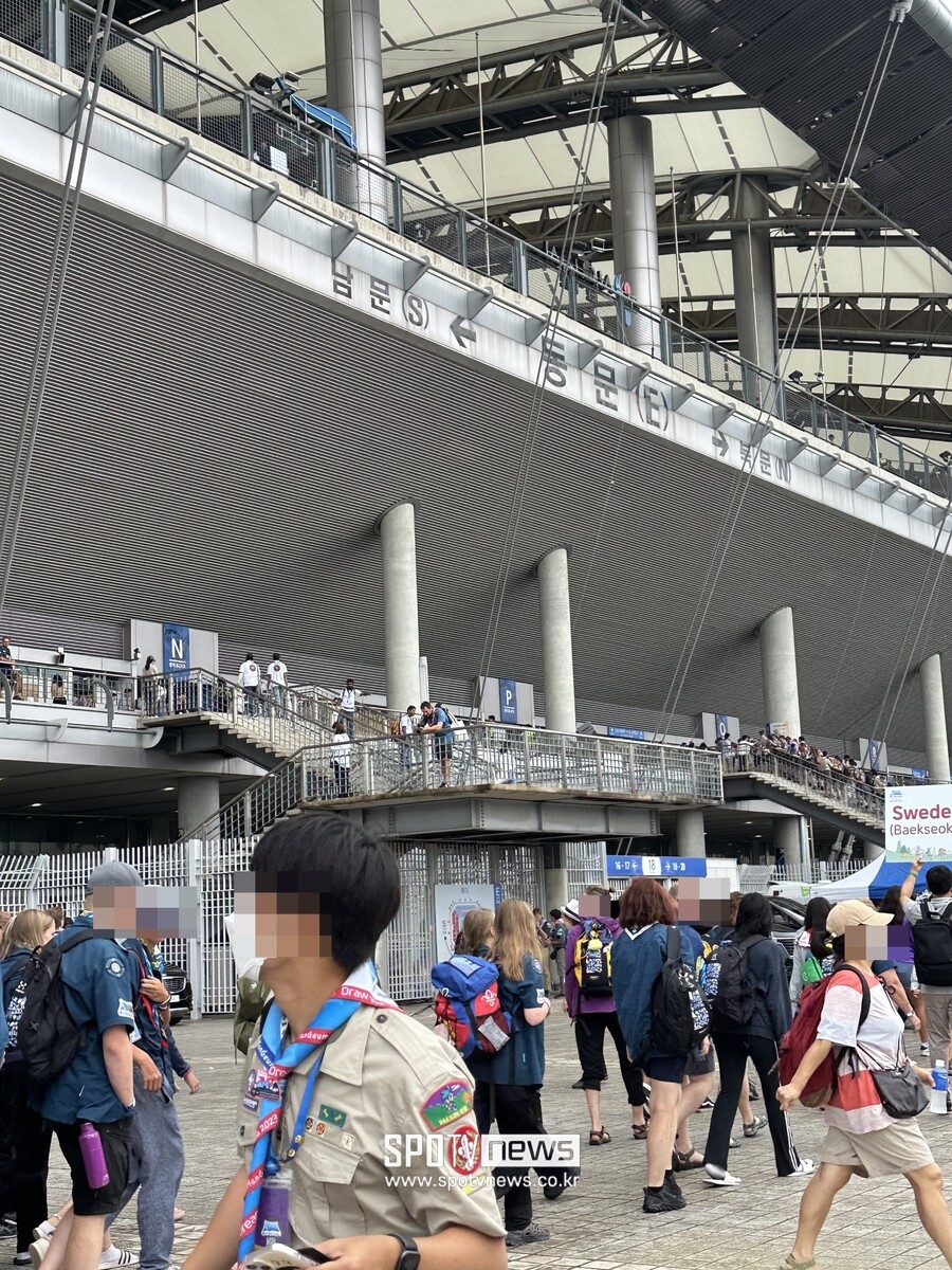 ▲ 잼버리 K팝 콘서트 당일 서울 월드컵경기장 모습. ⓒ스포티비뉴스
