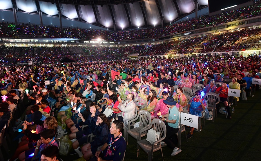 ▲ 잼버리 K팝 콘서트 모습. 제공|한국온라인사진기자협회 공동취재단