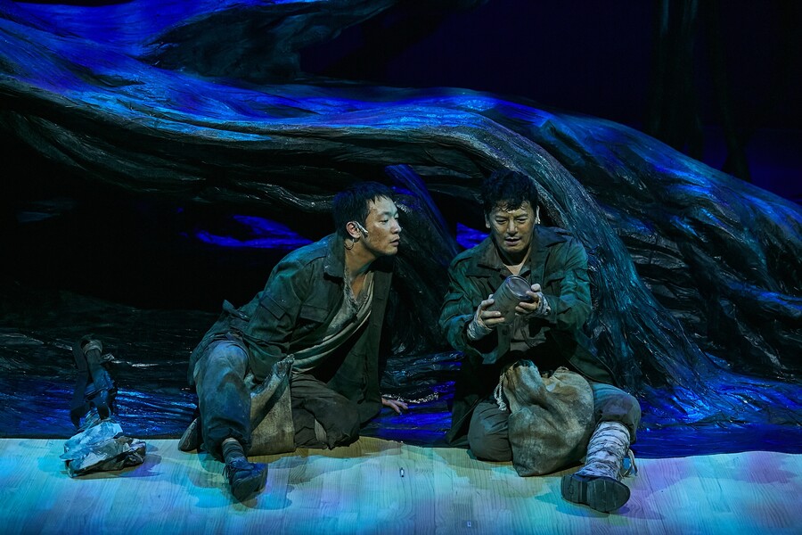 ▲ 연극 '나무 위의 군대'의 손석구. 제공|(주)엠피앤컴퍼니