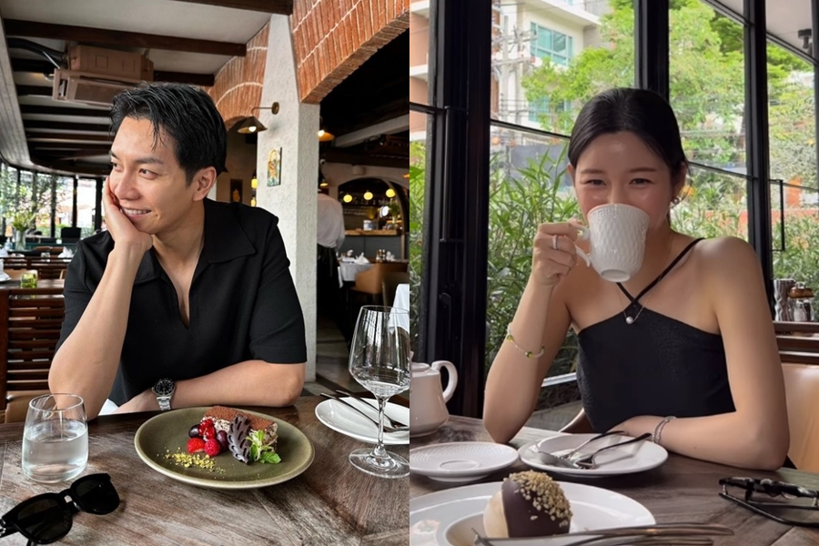 이승기♥이다인, 뒤늦게 들킨 '럽스타그램'…얼굴만 봐도 좋은 '신혼'