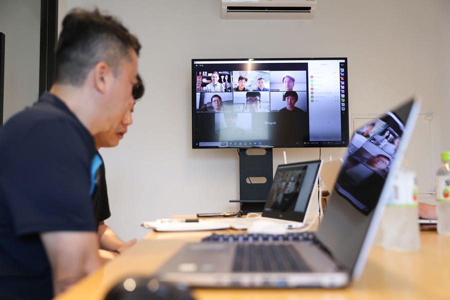 ▲ 클린스만 감독 화상 기자회견 ⓒ 대한축구협회