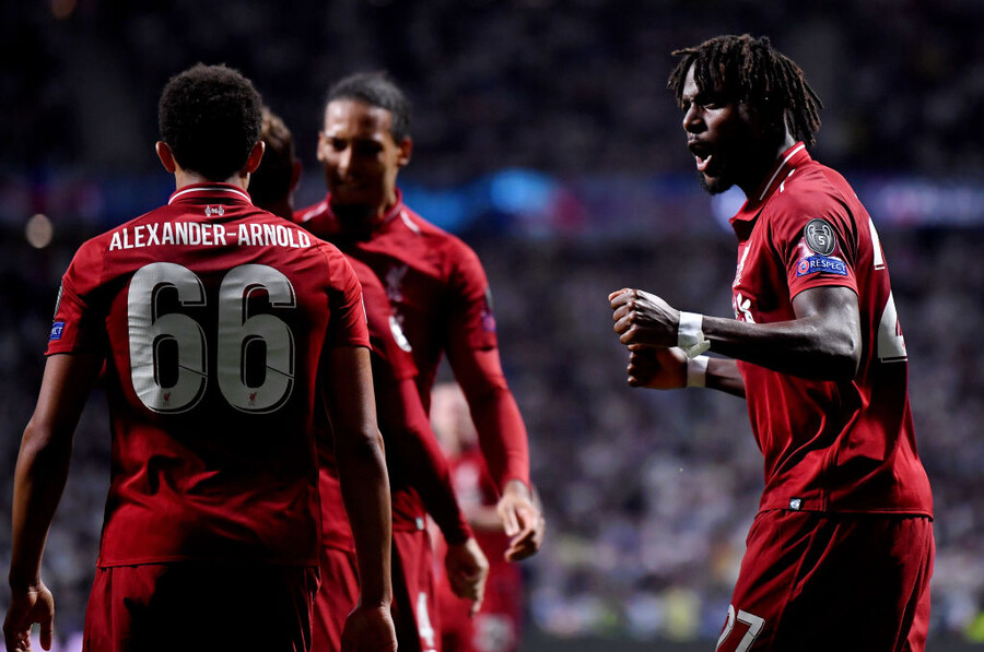 ▲ 오리기를 대표하는 장면은 2018-19 UCL 결승전 토트넘과의 경기에서 조커로 나서 골을 넣으며 우승을 이끈 것이다.