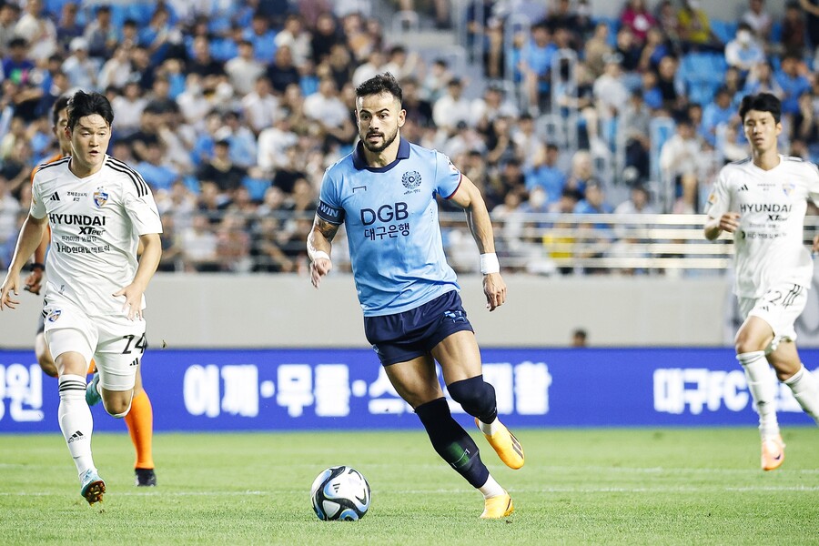 ▲ 대구FC 공격을 주도하는 세징야. ⓒ대구FC