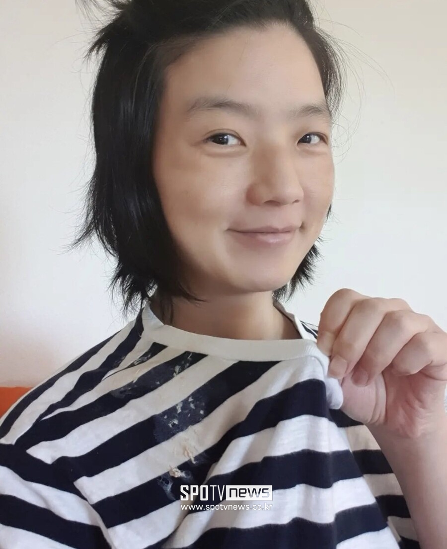 안영미, 美 아들 출산 힘들었나봐…달라진 얼굴+子 흔적 가득 옷 "까꿍"