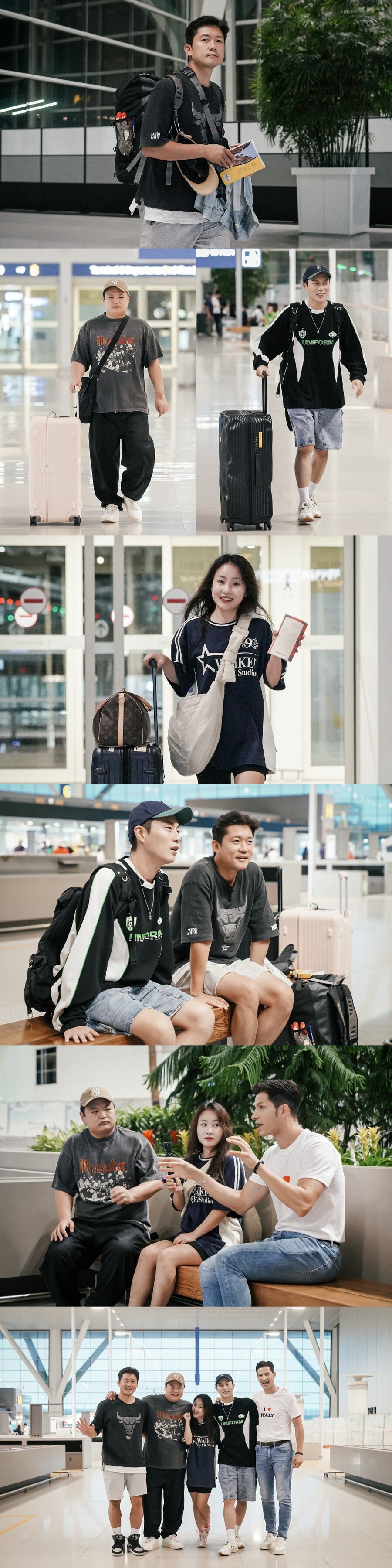 김대호 아나 이탈리아 출국길 포착…목장갑에 '시선집중'('위대한 가이드')