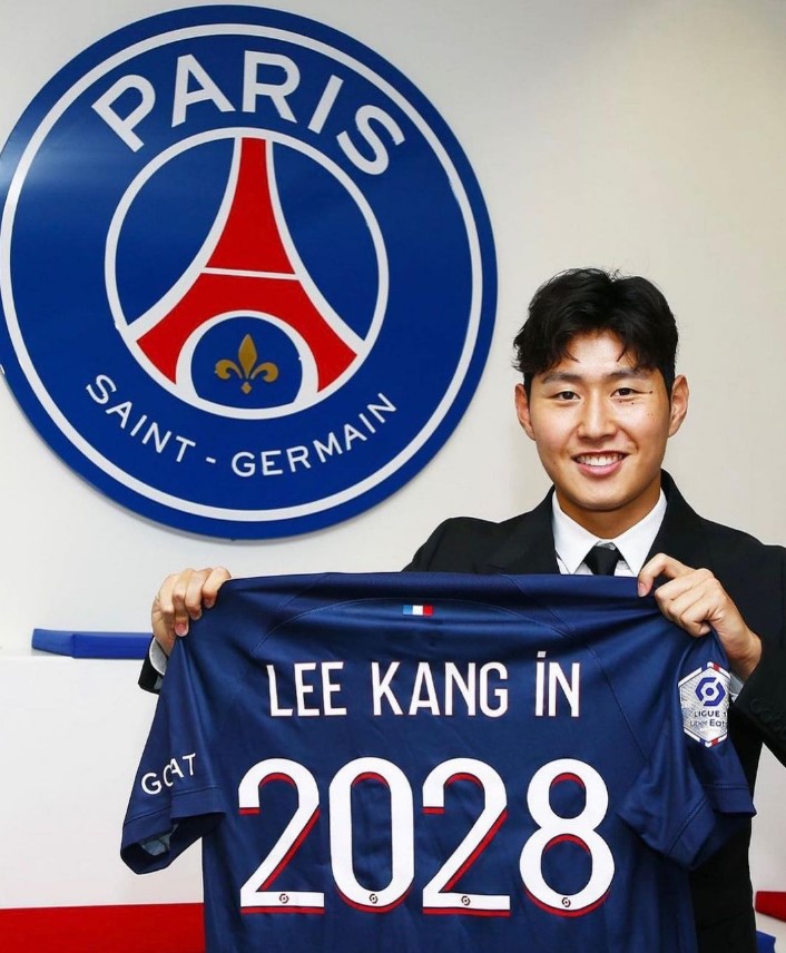 ▲ PSG에 합류한 이강인  ⓒPSG