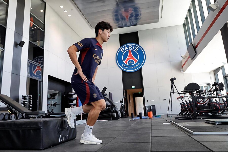 ▲ PSG의 이강인  ⓒPSG