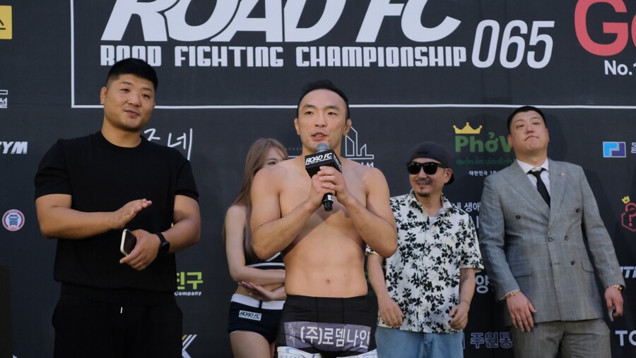 "韓 파이터 자존심 지킨다"…김수철-난딘에르덴 계체 통과