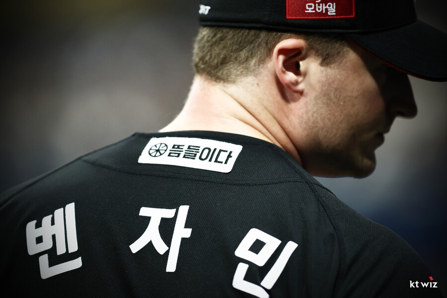 ▲ kt는 승리 요정 벤자민을 앞세워 승리했다. ⓒkt 위즈
