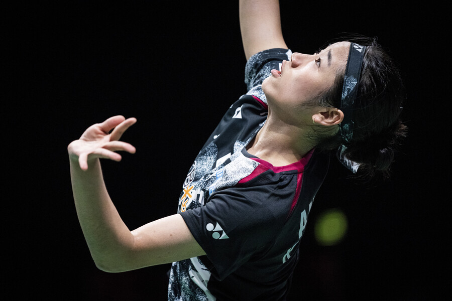 ▲ 2023 BWF 세계배드민턴선수권대회에서 경기를 펼치는 안세영 ⓒ연합뉴스/EPA