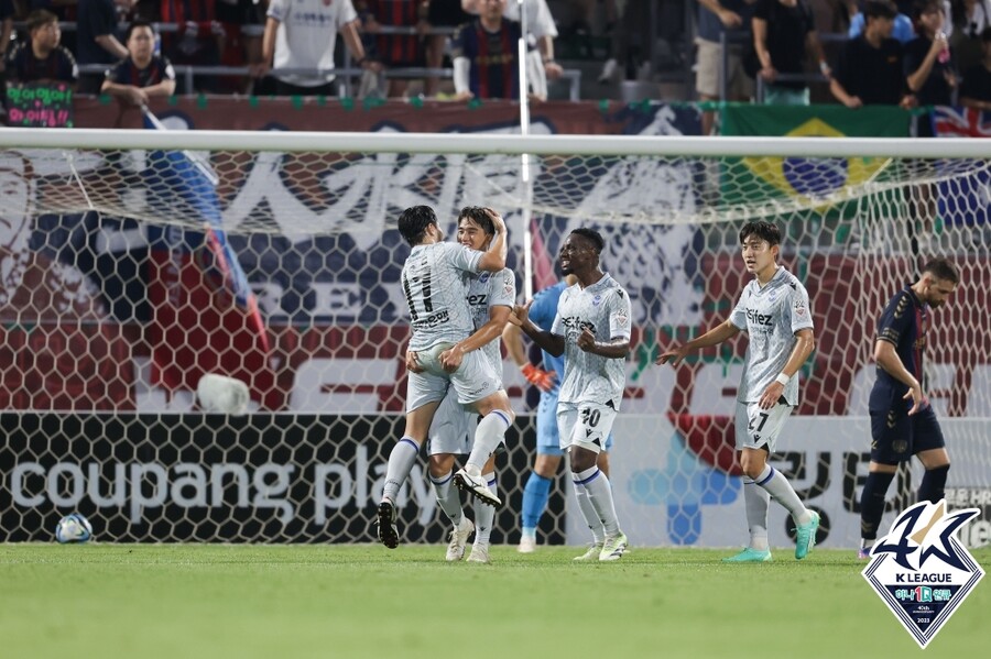 ▲ 천성훈이 선제골을 넣었다. ⓒ한국프로축구연맹