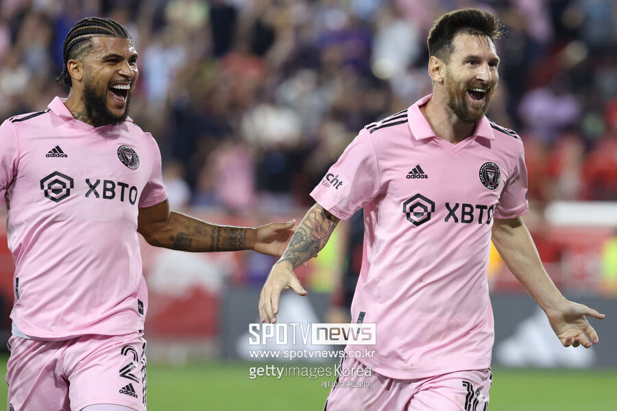▲ MLS 데뷔전에서 데뷔골을 넣은 메시