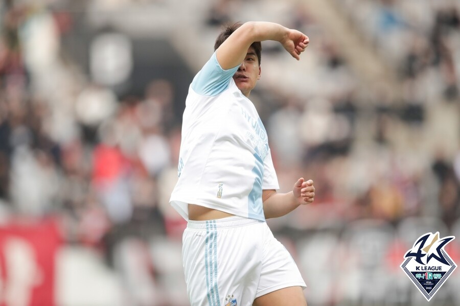 ▲ 주민규는 현재 프로축구 K리그1 득점 부문 1위다. ⓒ한국프로축구연맹