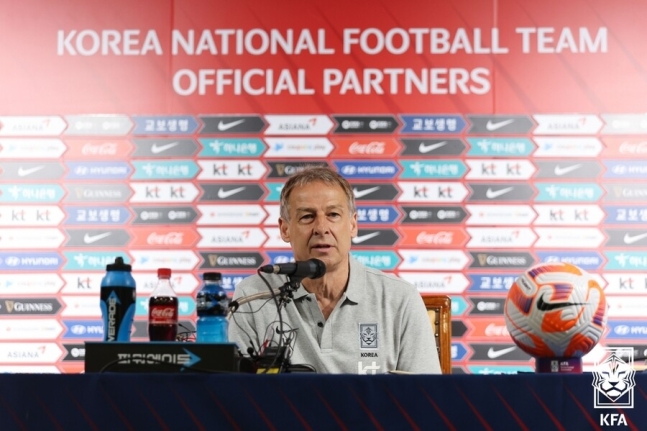 ▲ 클린스만 감독 6월 대표팀 명단 발표 기자회견, 9월에는 없다 ⓒ대한축구협회