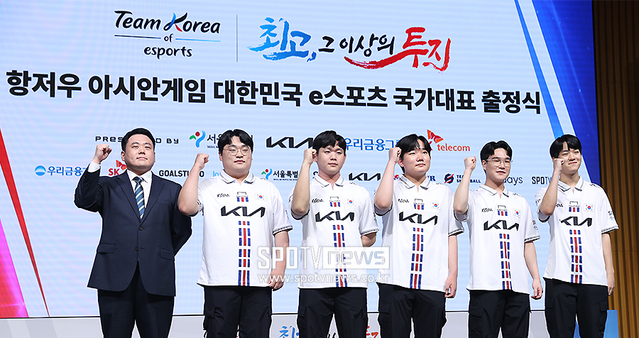 ▲ 배틀그라운드 윤상훈 감독 박상철 김동현 권순빈 김성현 최영재 ⓒ곽혜미 기자
