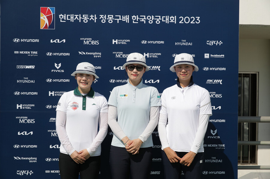 김하준-정다소미, 현대차 정몽구배 양궁대회 리커브 남녀부 예선 1위