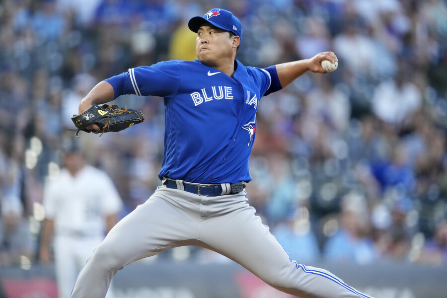 ▲ 복귀 후 뛰어난 투구 내용으로 에이스의 자존심을 살리고 있는 류현진 ⓒ연합뉴스/AP통신