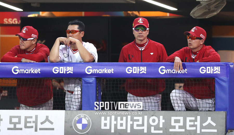 ▲ 주축 선수들의 체력 저하 이후 팀 경기력이 바닥을 치고 있는 SSG ⓒ곽혜미 기자