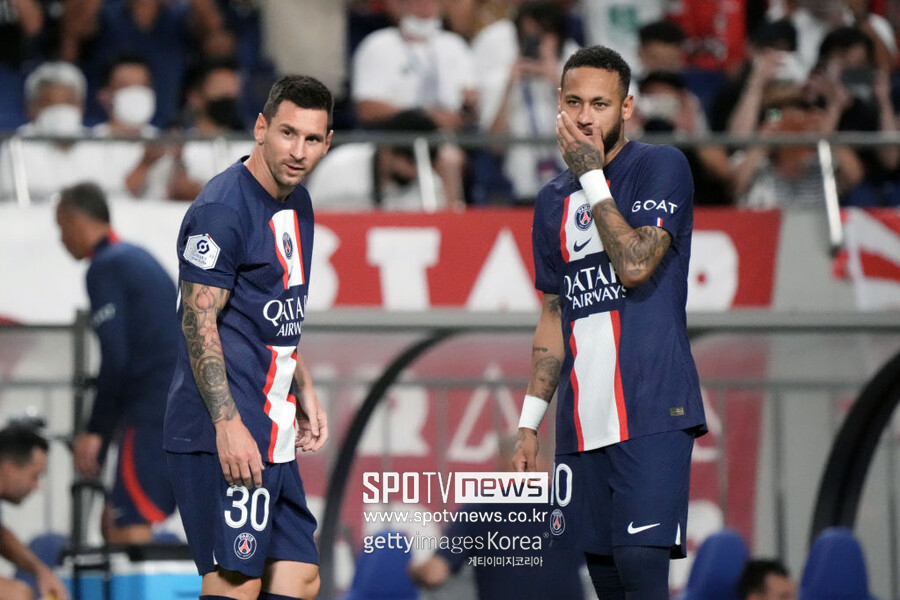 ▲ PSG 생활을 지옥이라 표현한 네이마르와 메시