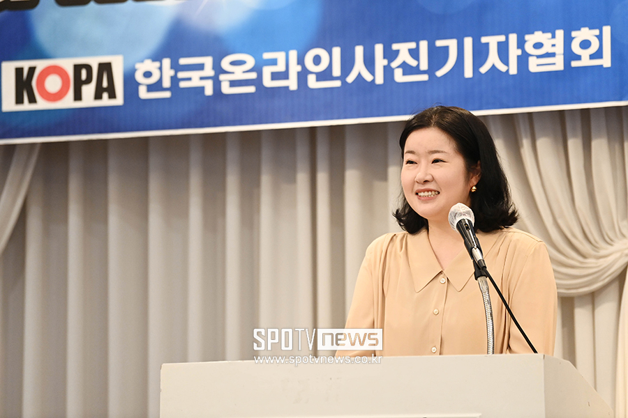 ▲ 정소희 한국온라인사진기자협회장 ⓒ곽혜미 기자