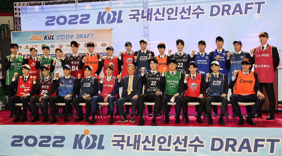 ▲ 2022 KBL 신인 드래프트 ⓒ연합뉴스
