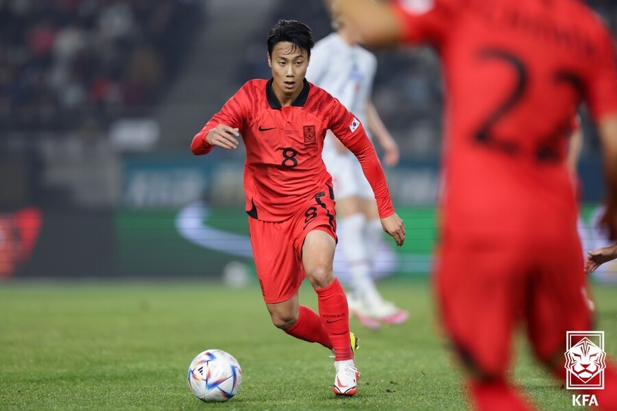 ▲ 황선홍호의 캡틴 백승호 ⓒ 대한축구협회