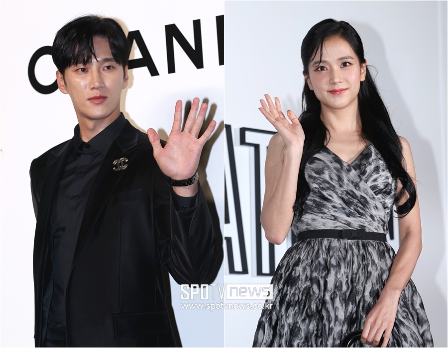 ▲안보현(왼쪽)과 지수 ⓒ곽혜미 기자