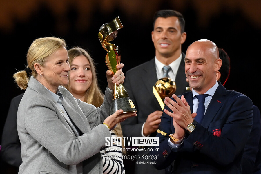 ▲ 2023 FIFA 호주 뉴질랜드 여자 월드컵 시상식에서 루이스 루비알레스 회장.