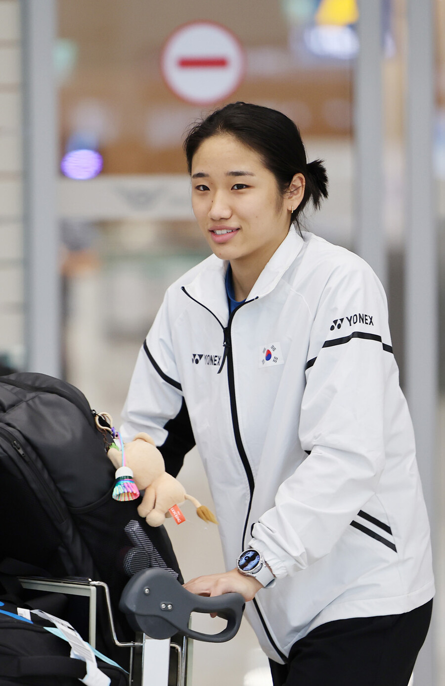 ▲ 2023 BWF 중국오픈 여자 단식 우승을 차지한 안세영이 인천국제공항을 통해 귀국했다. ⓒ연합뉴스