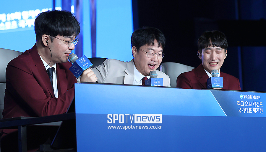 [포토S] 강승현-전용준-김동준, LoL 대한민국-대만 국가대표 평가전 해설