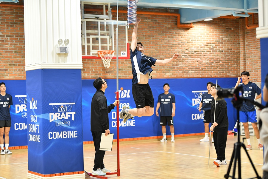 ▲ 드래프트에 나설 선수들이 KBL 컴바인에 참가했다 ⓒ KBL
