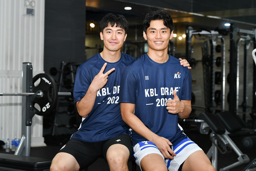 ▲ 박무빈과 유기상(왼쪽부터) ⓒ KBL