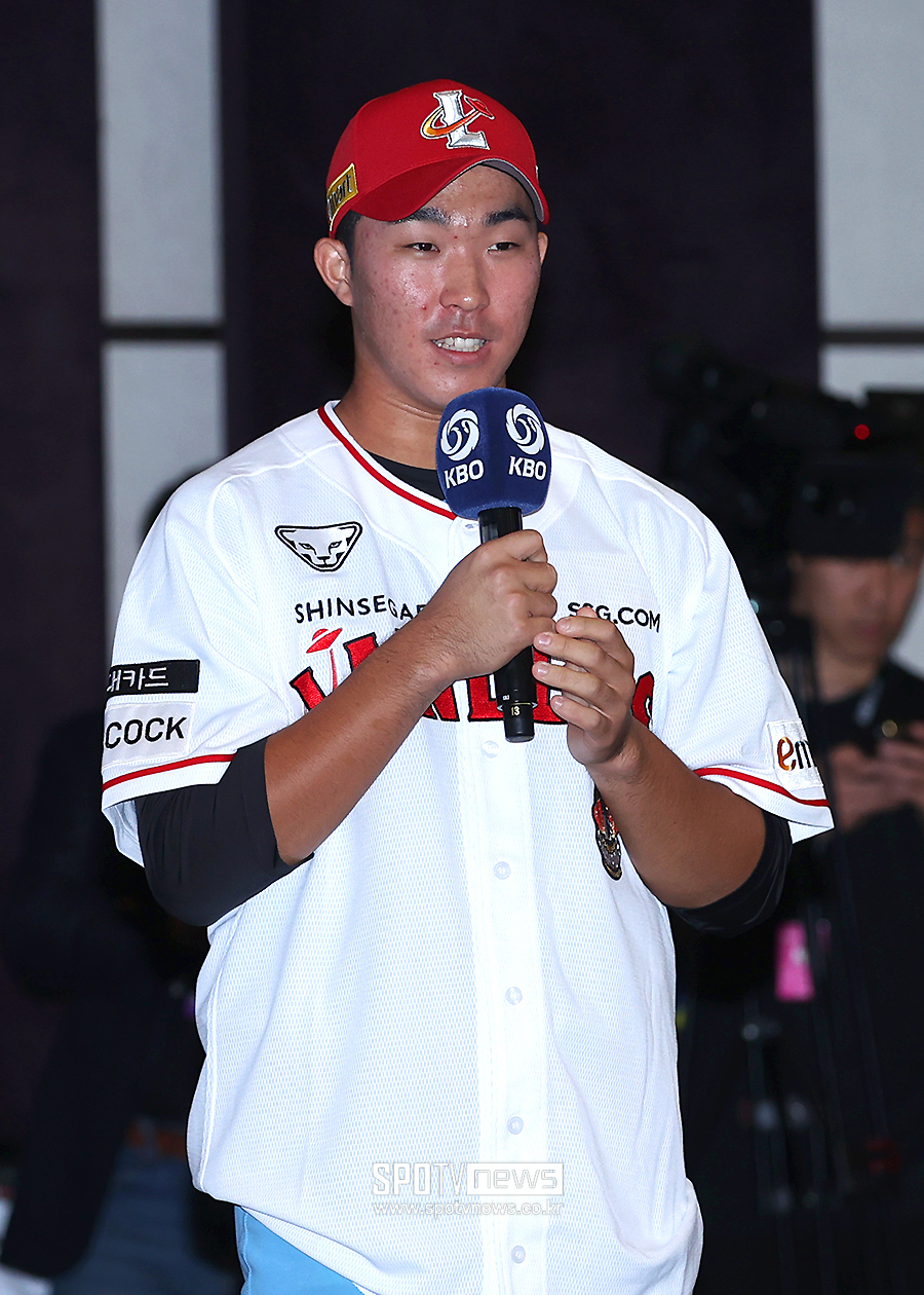 ▲ SSG에 지명된 휘문고 외야수 이승민 ⓒ곽혜미 기자
