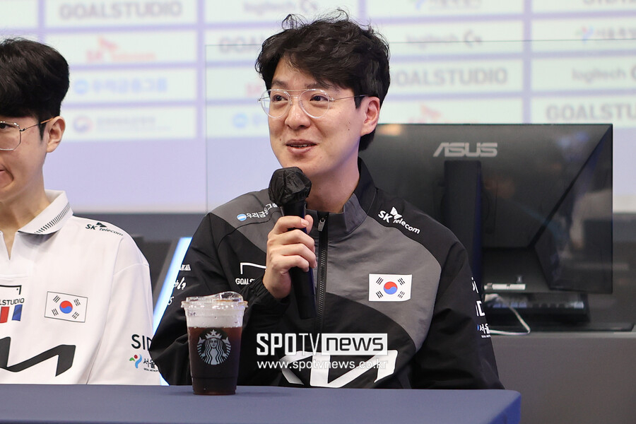 ▲ 리그오브레전드 국가대표 김정균 감독