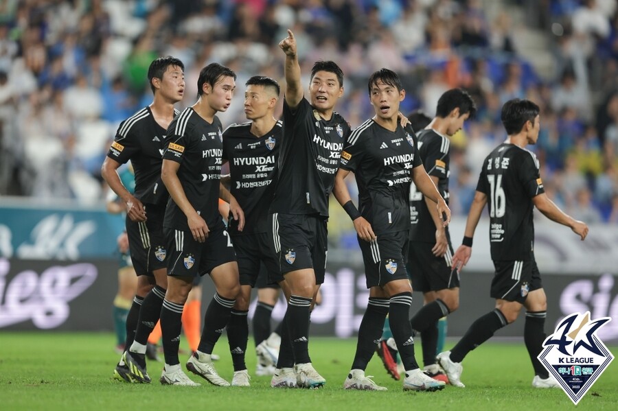 ▲ 울산 현대와 대전 하나시티즌이 1-1로 비겼다.  ⓒ한국프로축구연맹