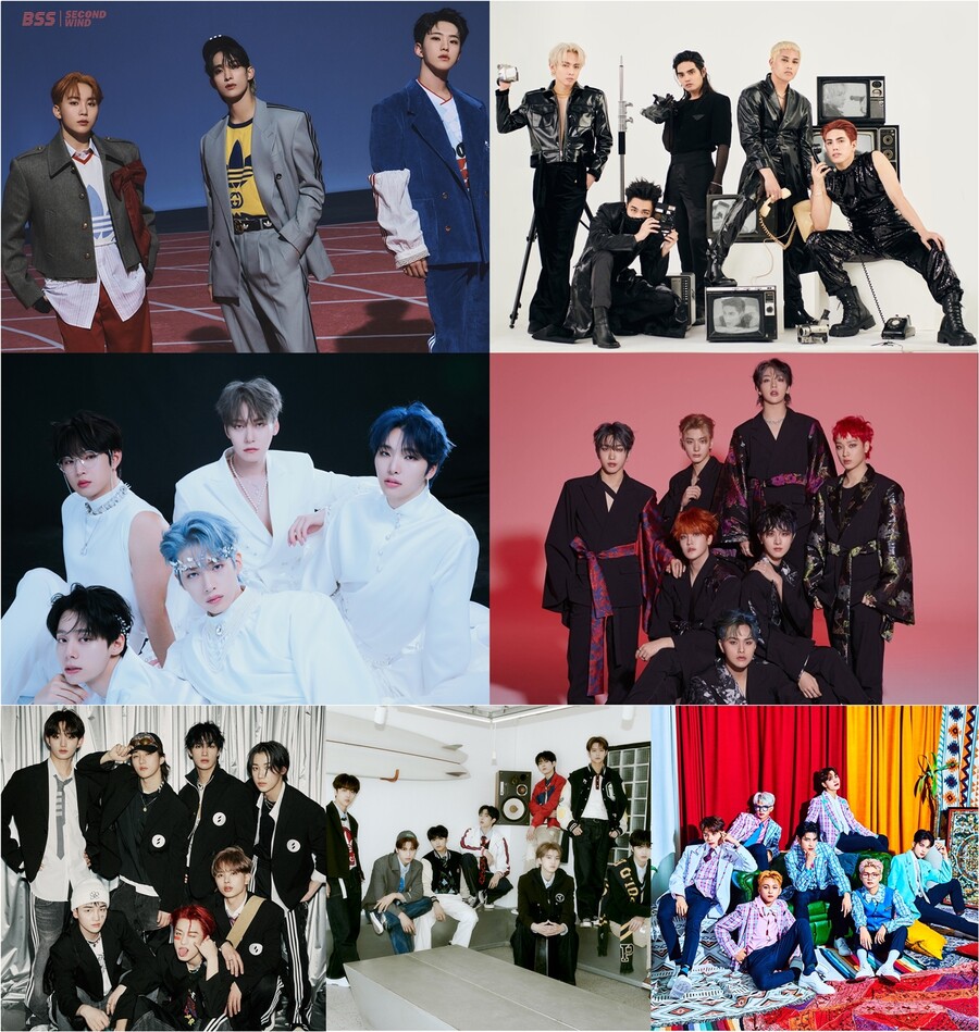 세븐틴 부석순→원어스, 대세 보이그룹 '2023 AAA' 뜬다
