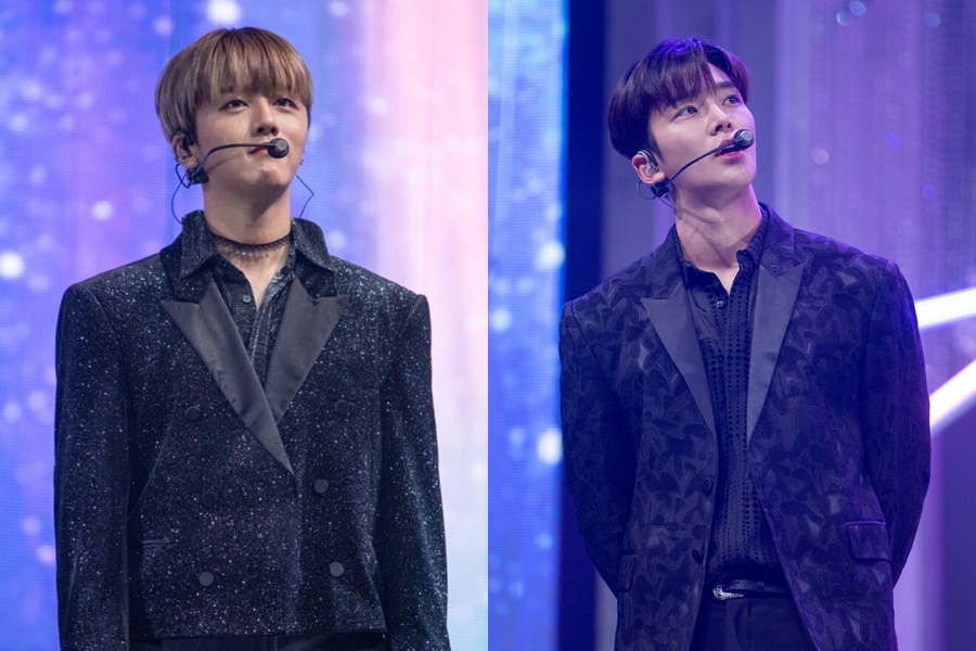 ▲ SF9 영빈(왼쪽), 팀을 탈퇴한 로운. 제공| FNC엔터테인먼트