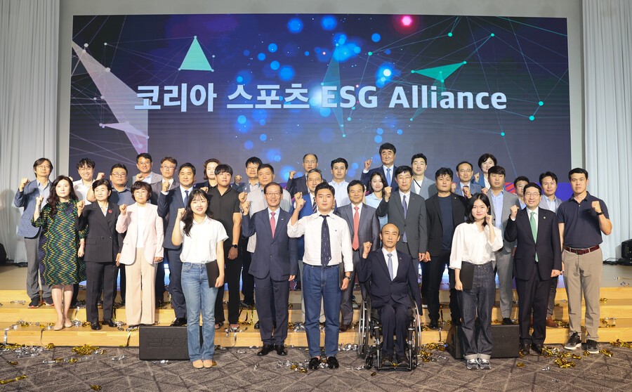 ▲ 국민체육진흥공단이 1988 서울올림픽 성과를 재조명하고 스포츠계 ESG 협력체계 구축을 위한 ‘서울올림픽 개최 35주년 기념식’을 개최했다. ⓒ 국민체육진흥공단