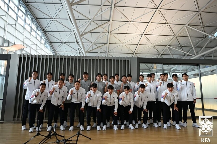 ▲ 항저우 아시안게임 한국 남자 축구 대표팀 ⓒ 대한축구협회