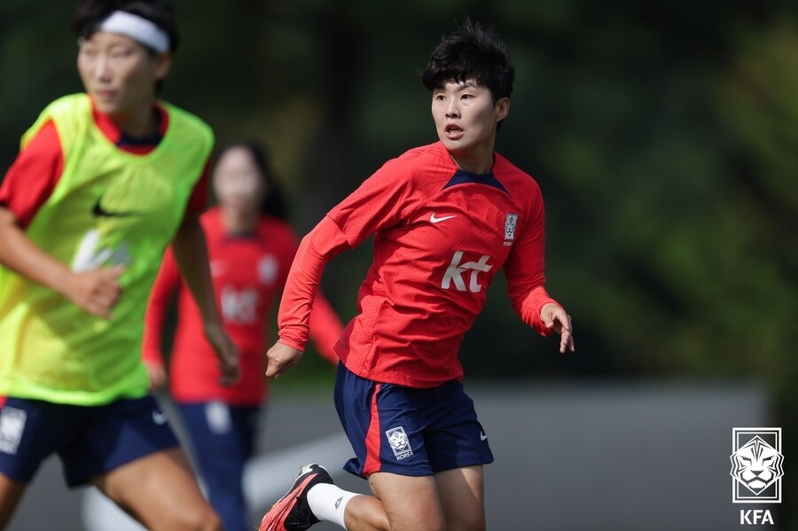 ▲ 항저우 아시안게임에 나서는 여자 축구대표팀. ⓒ대한축구협회