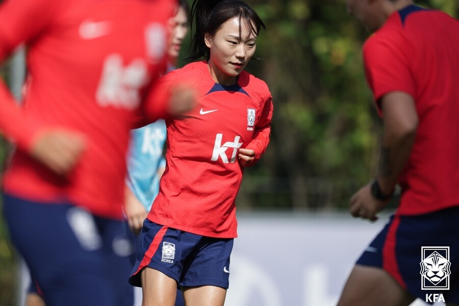 ▲ 항저우 아시안게임에 나서는 여자 축구대표팀. ⓒ대한축구협회